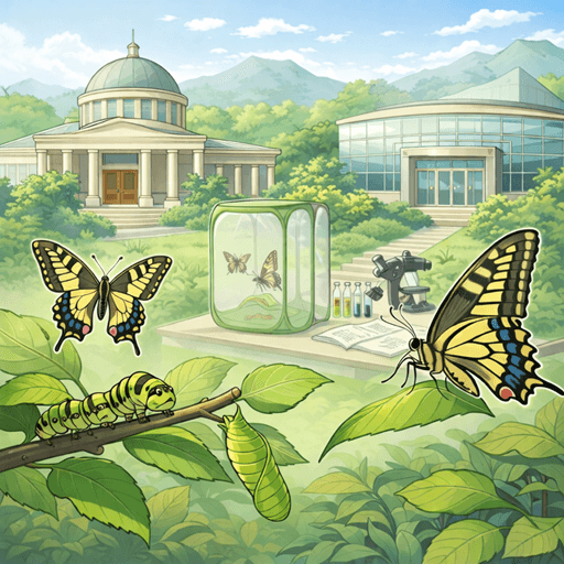 アゲハチョウの研究機関イメージ画像