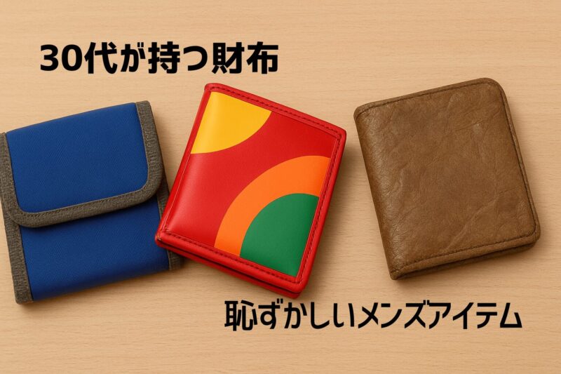 30代の人が持つとダサいと思われそうな財布